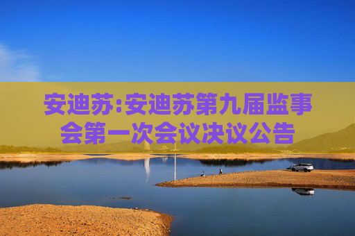 安迪苏:安迪苏第九届监事会第一次会议决议公告