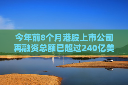 今年前8个月港股上市公司再融资总额已超过240亿美元