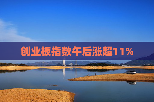 创业板指数午后涨超11%
