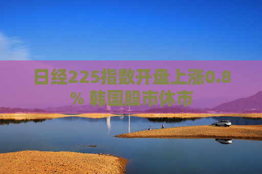 日经225指数开盘上涨0.8% 韩国股市休市