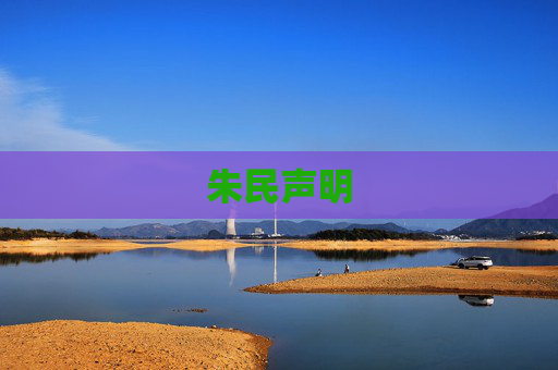 朱民声明