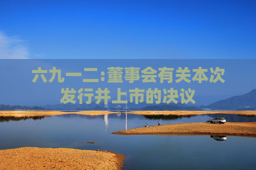 六九一二:董事会有关本次发行并上市的决议